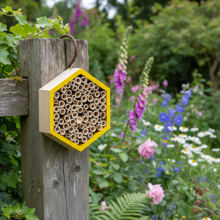 Wooden Bee House