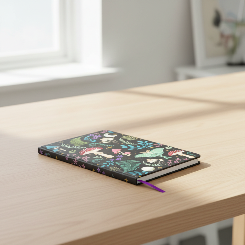 Dark Forest Print A5 Notebook