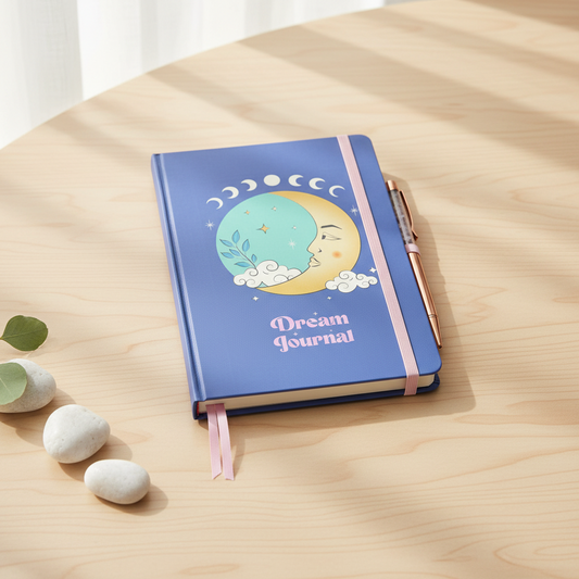 The Moon Dream Journal with Amethyst Pen
