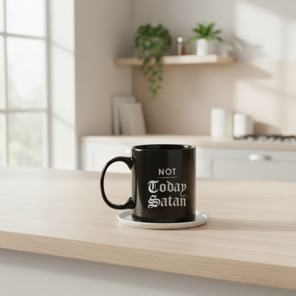 Not Today Satan Mug