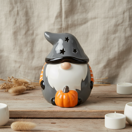 Halloween Gonk Oil Burner | Pumpkin Halloween Decor & Witchy Home Fragrance Gift