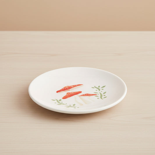 Round Mushroom Trinket Dish
