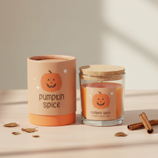 Peekaboo Pumpkin Spice Candle
