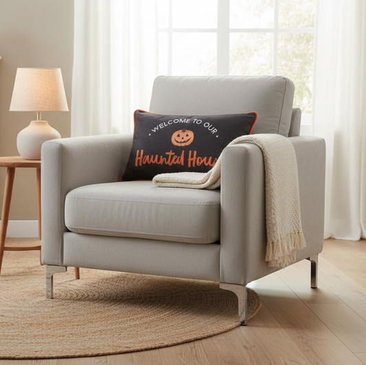 Rectangular Haunted House Cushion