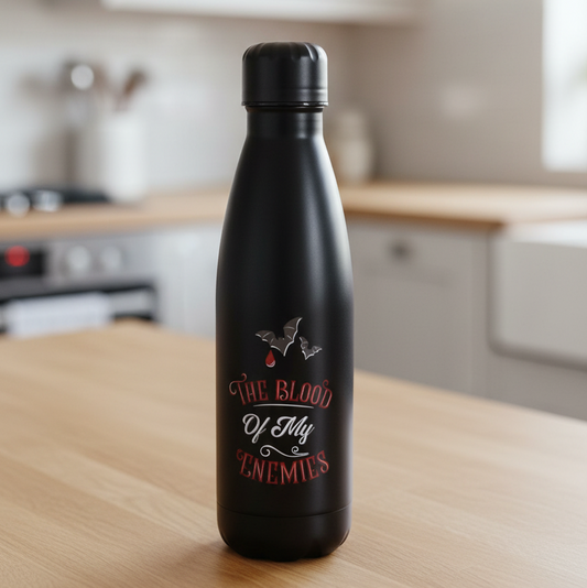 The Blood Of My Enemies Metal Water Bottle