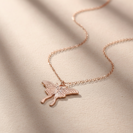 Luna Moth Pendant Necklace