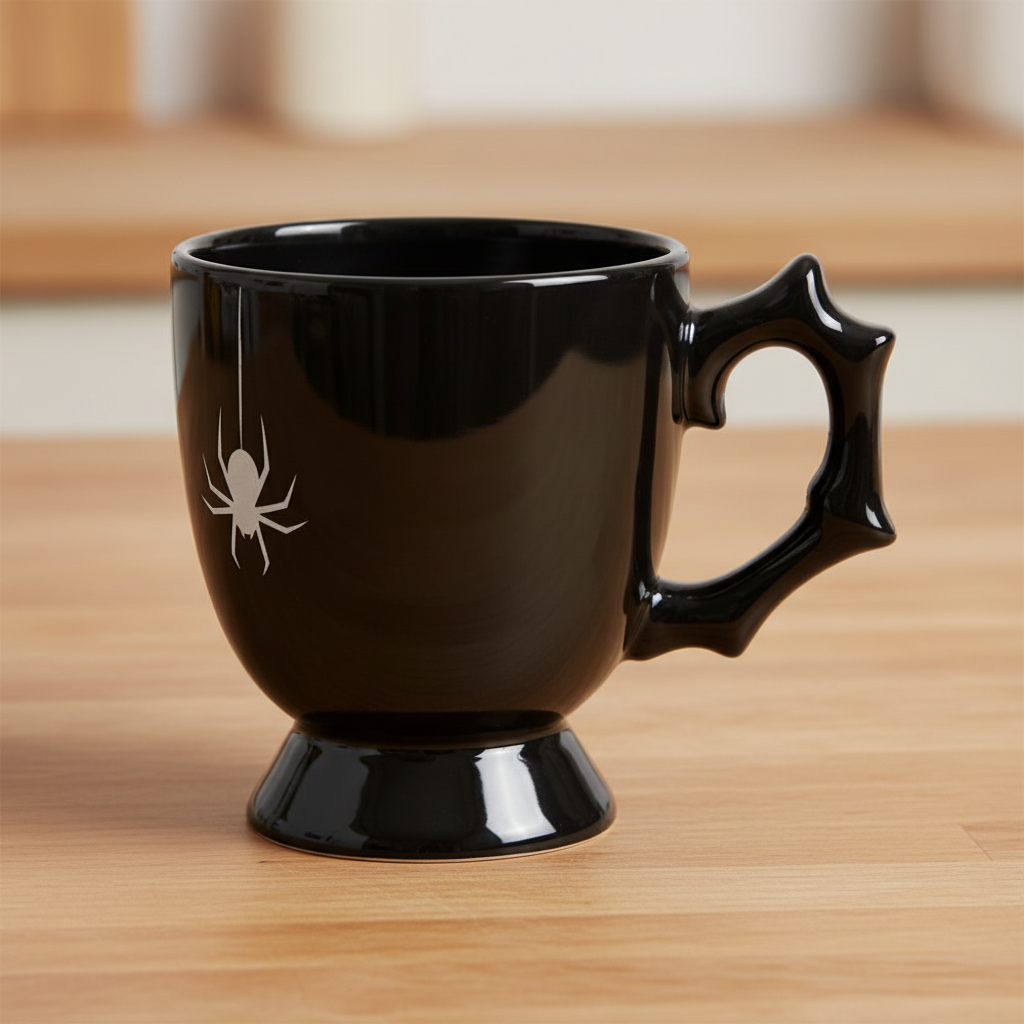 Black Spider Teacup