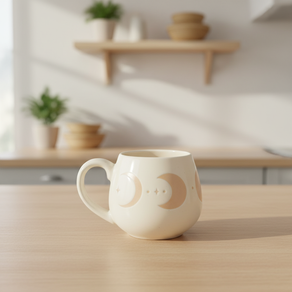 Moon Phase Rounded Mug