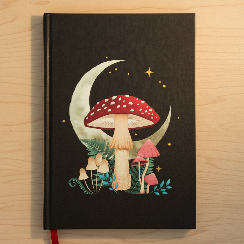 Forest Mushroom A5 Notebook