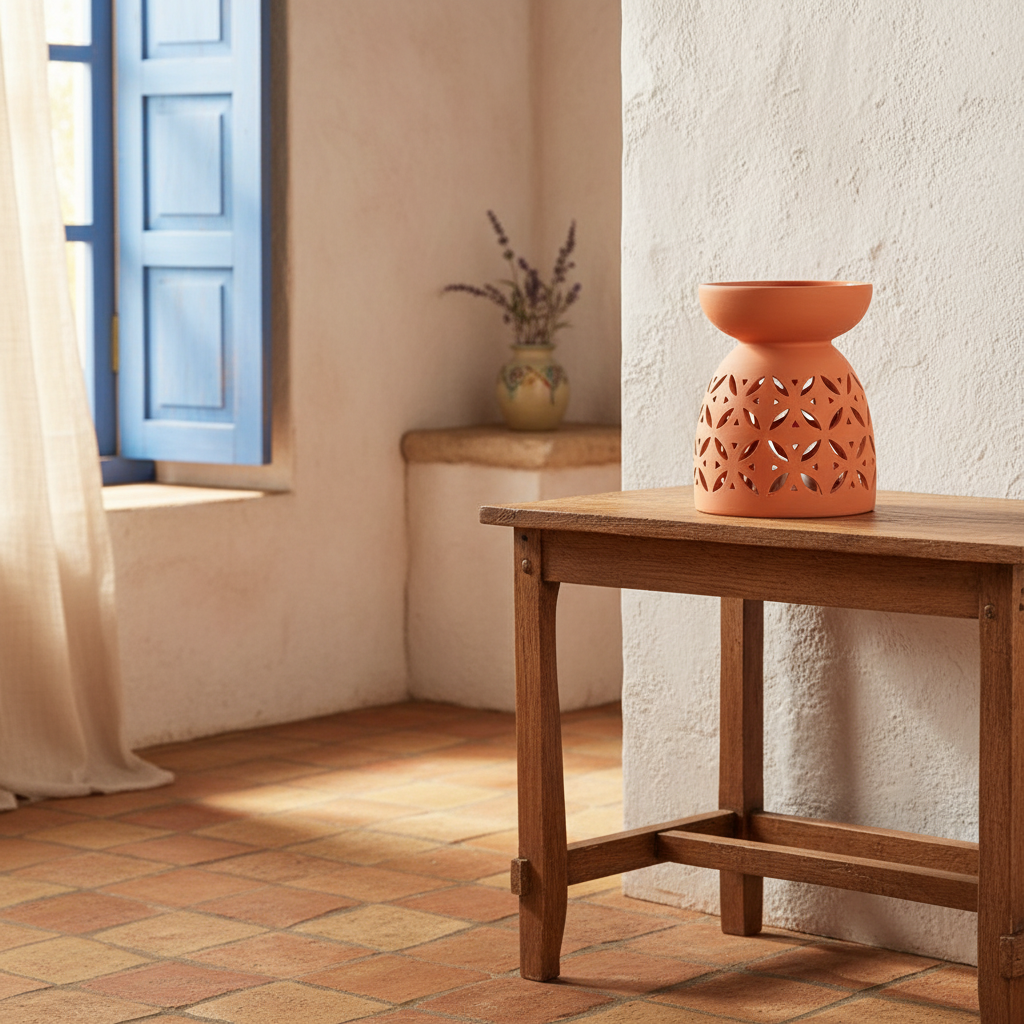 Giant Terracotta Oil Burner