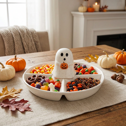 Ghost Chip & Dip Snack Dish