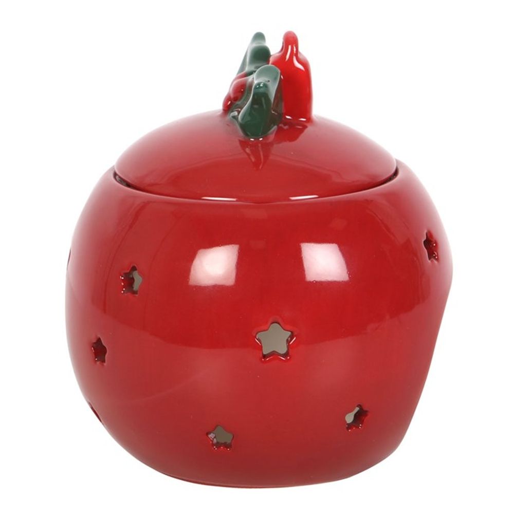 Red Christmas Bauble Oil Burner