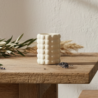 Cream Speckle Bubble Oil Burner