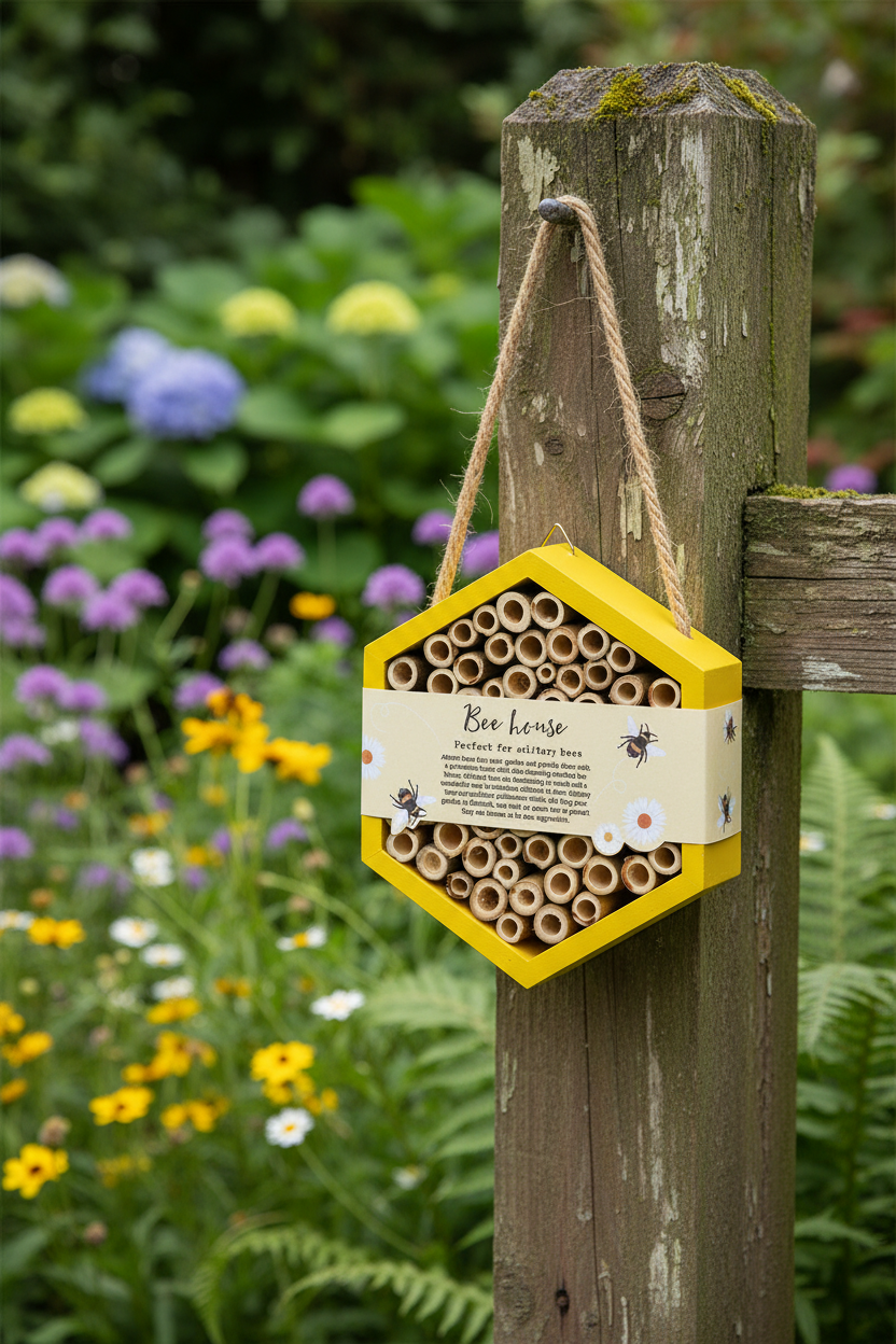 Wooden Bee House