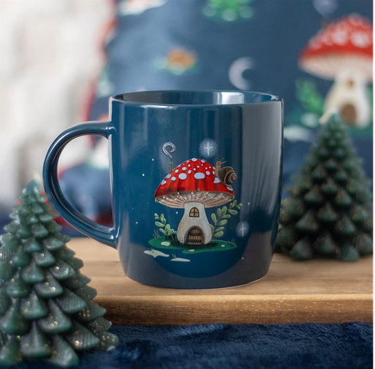 Gnome Sweet Gnome Mushroom Mug