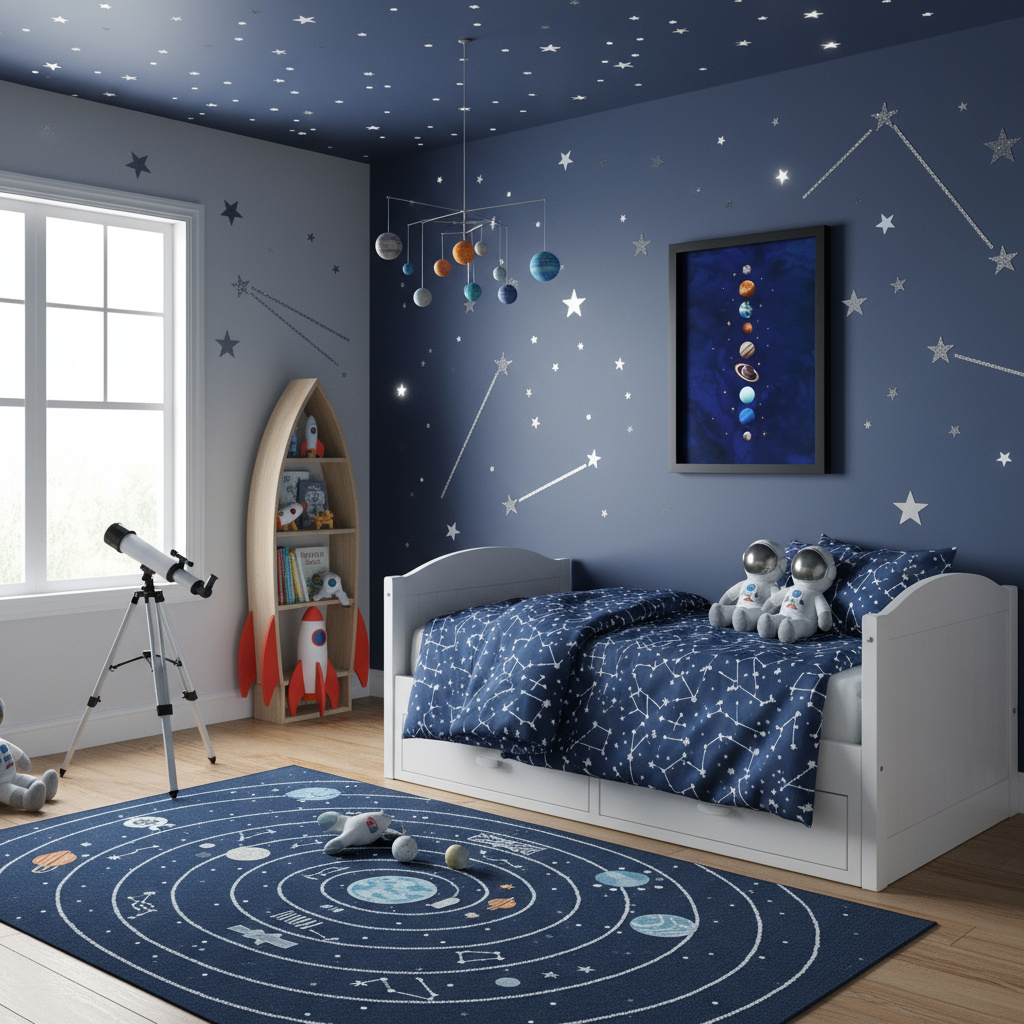 Solar System Framed Wall Print