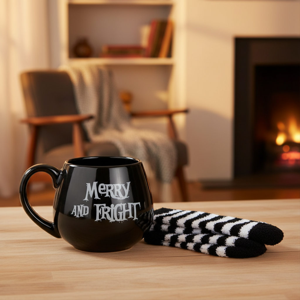 Merry and Fright Mug and Socks Set